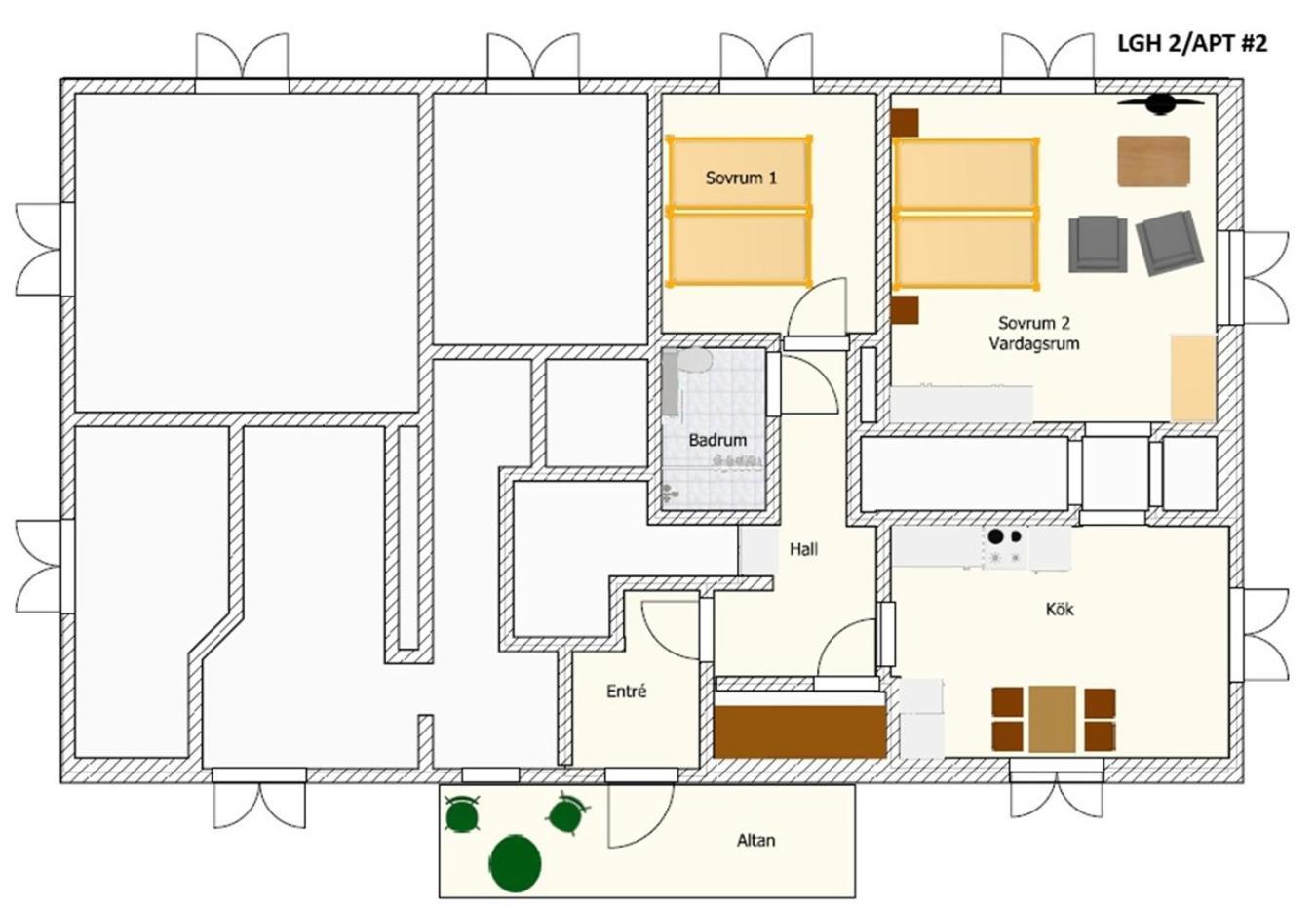Central Laegenhet I 1700-Talshus Vastervik Ngoại thất bức ảnh